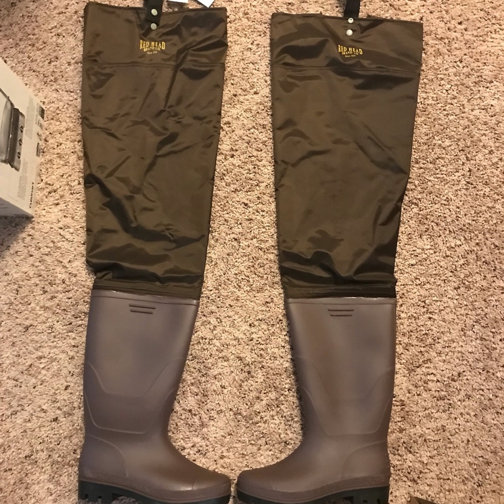 Red Head Hip Men’s Waders Size 10 1/2